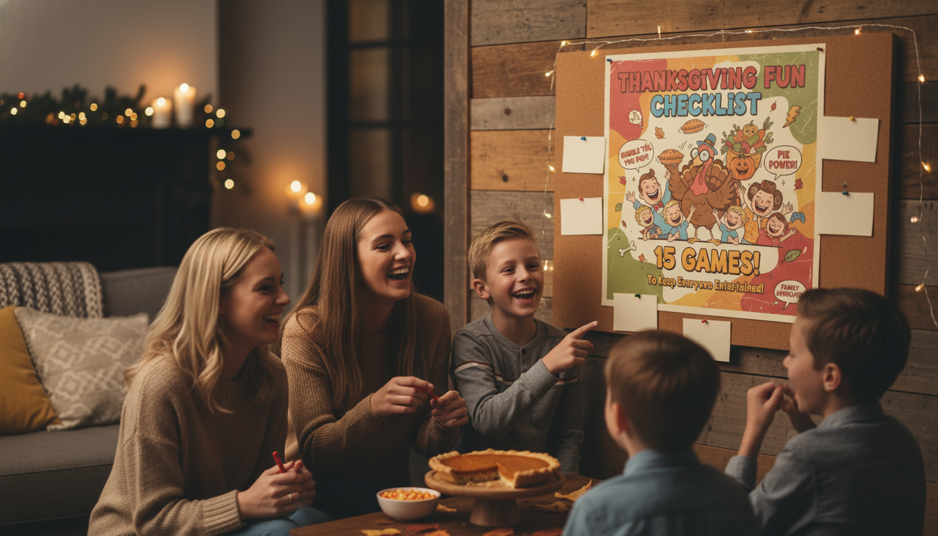 15 Easy Thanksgiving Games (Printable Checklist Included)