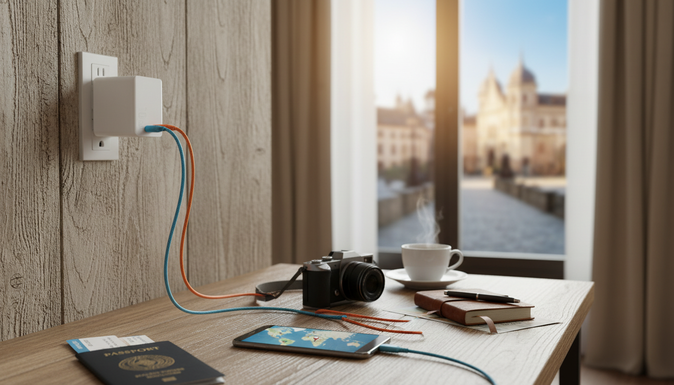 10W Dual USB Wall Charger: Compact Travel Power