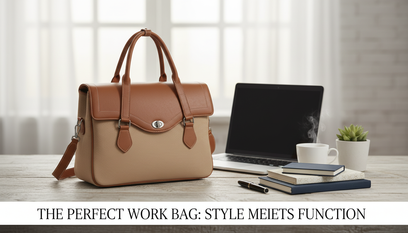 14-Inch Laptop Leather Work Tote: Elegant Briefcase Guide