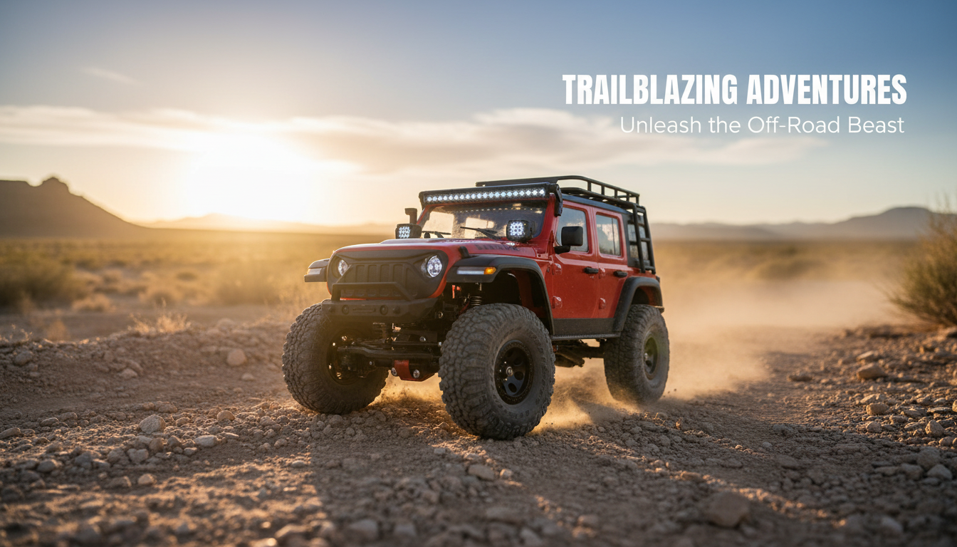 4WD Off-Road RC Monster Truck With Lights: Fast Fun