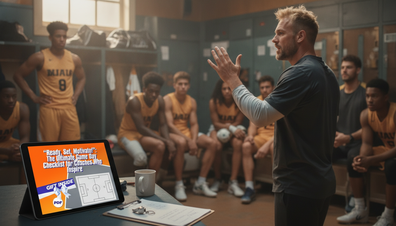 Game Day Checklist for Coaches: Calm, Focused Motivation