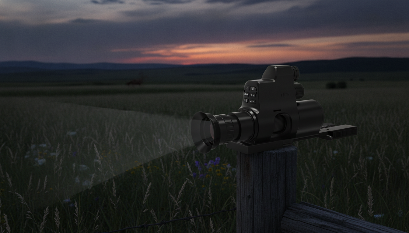 Portable Night Vision Monocular: 4X Zoom, 1080P, IR