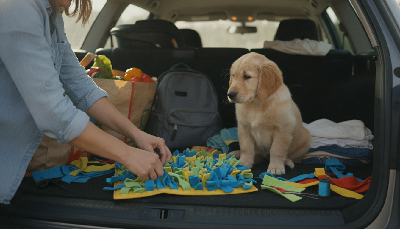 DIY Snuffle Mat for Dogs: Easy Homemade Steps