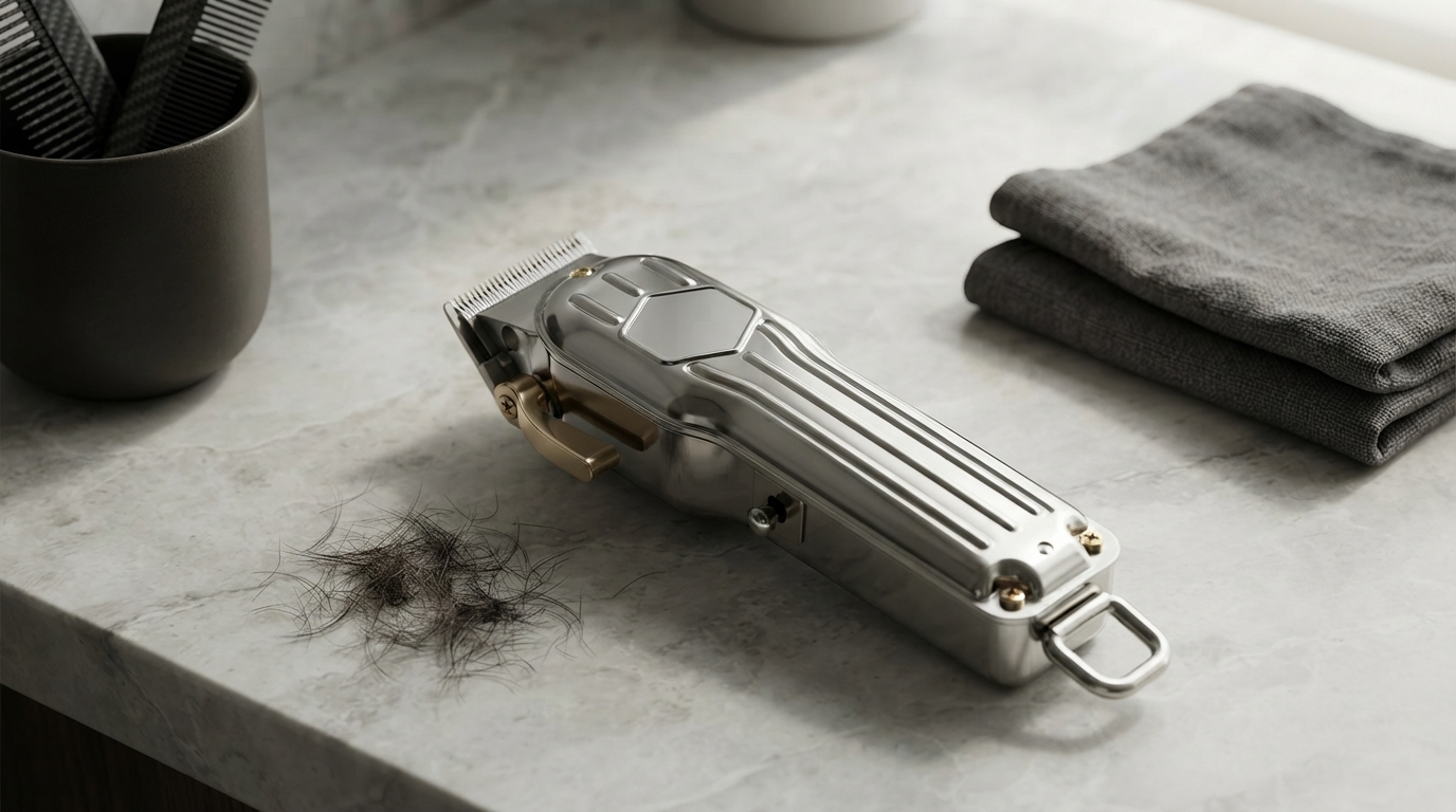 All‑Metal Cordless Hair Clipper: Clean Fades at Home
