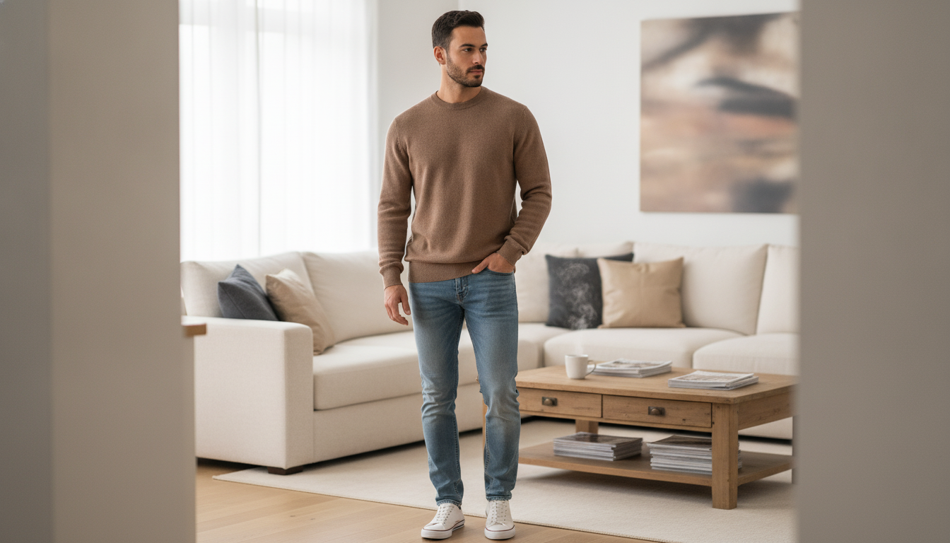 Calvin Klein Jeans Men's Brown Knitwear: Style Guide