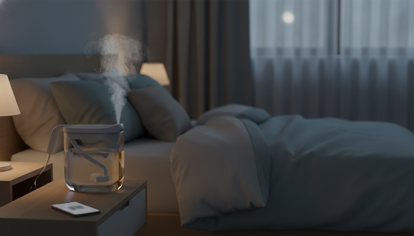 Quiet Ultrasonic Cold Fog Humidifier for Better Sleep