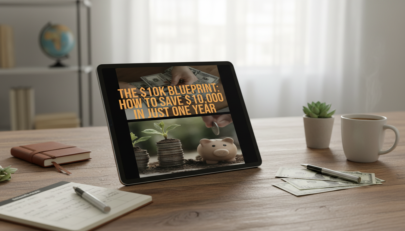 Save $10,000 in a Year: A Simple, Flexible 12-Month Plan