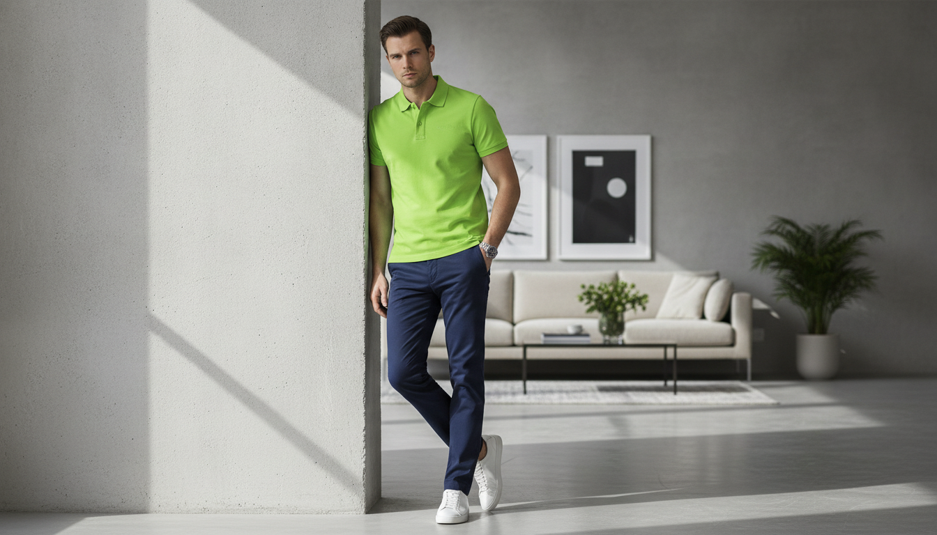 How to Wear Dior’s Fluo Cotton Logo Polo Cleanly