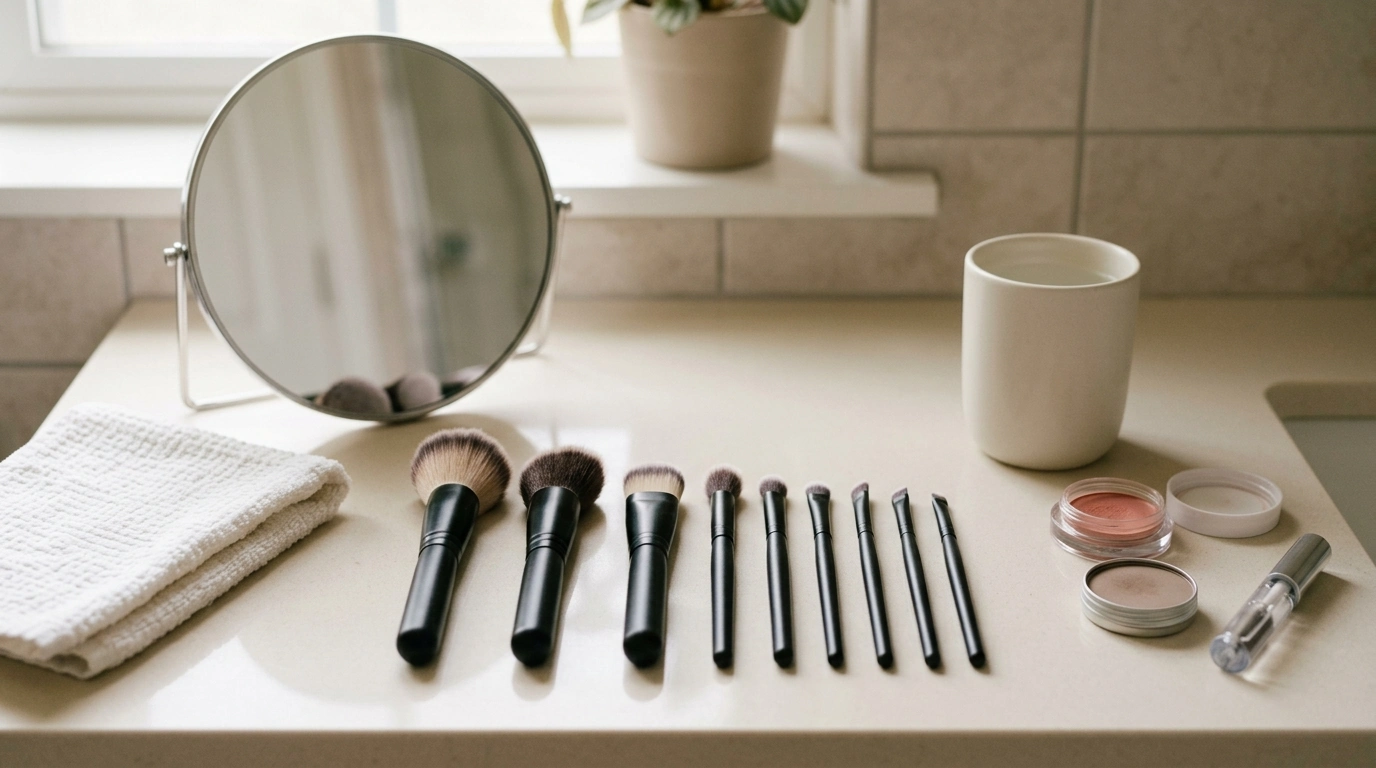 10-Piece Synthetic Makeup Brush Set for Easy Daily Looks