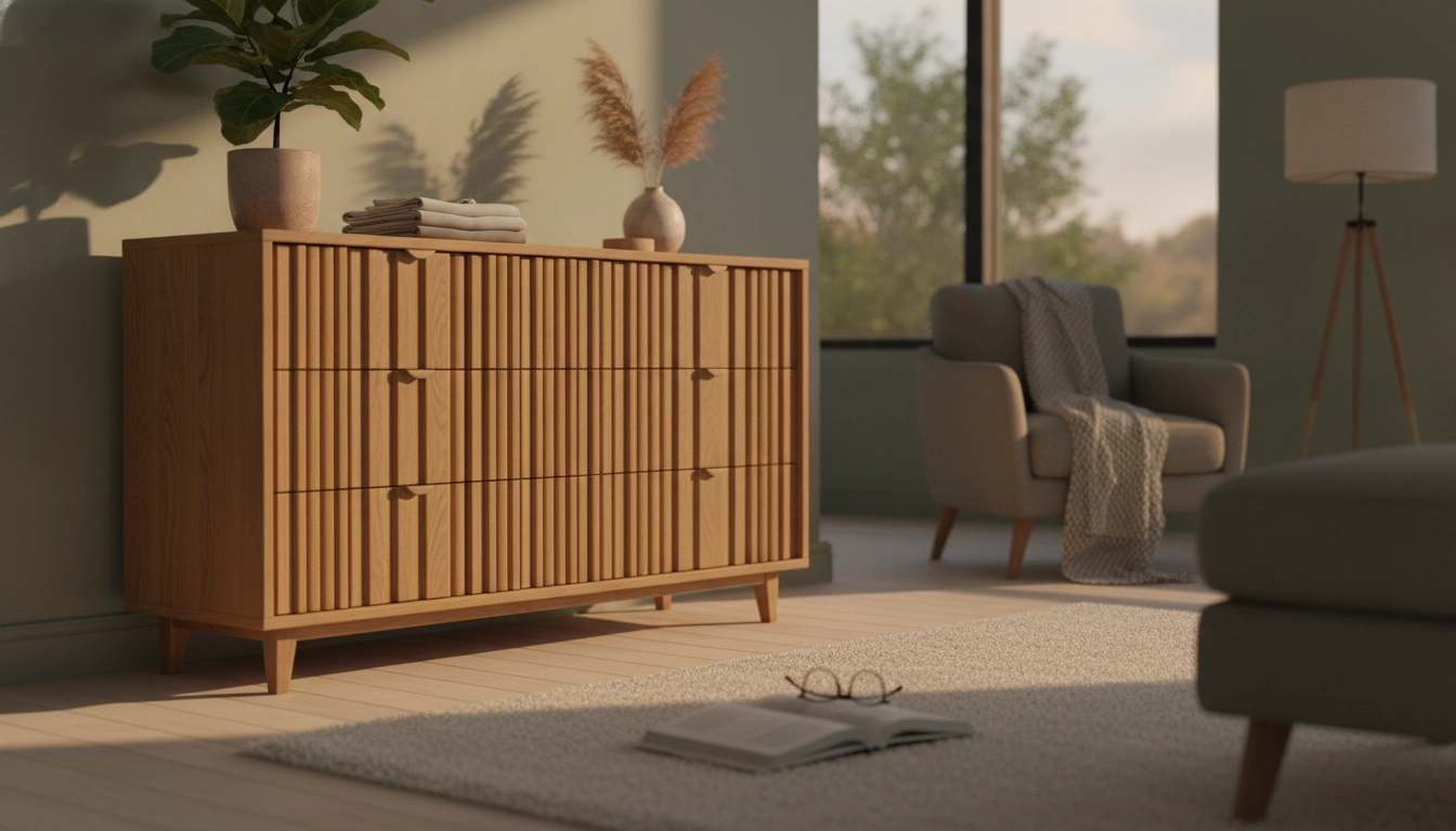 Fluted Dresser Explained: Style, Materials, Practicality