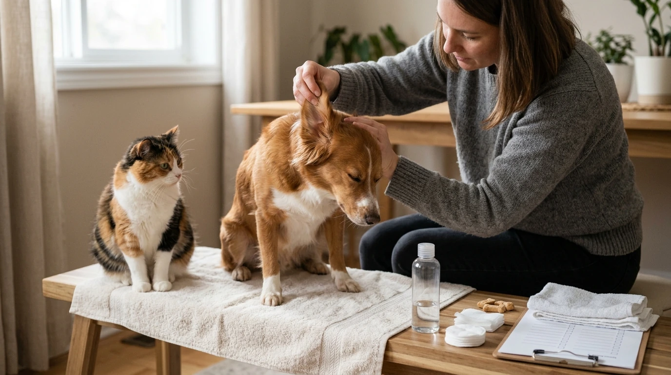 Printable Pet Ear Cleaning Checklist for Dogs & Cats