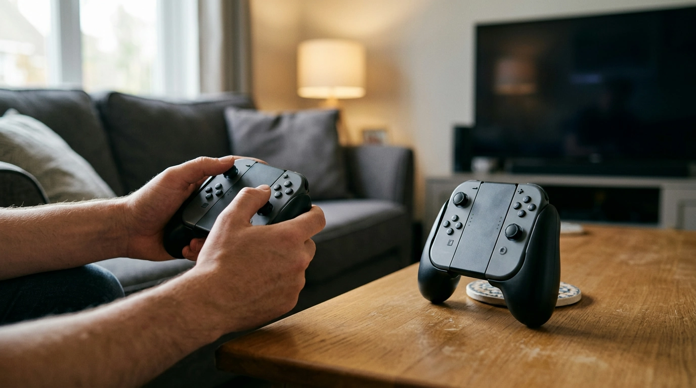 2-Pack Switch2 Controller Grips for Comfort + Easy Stand