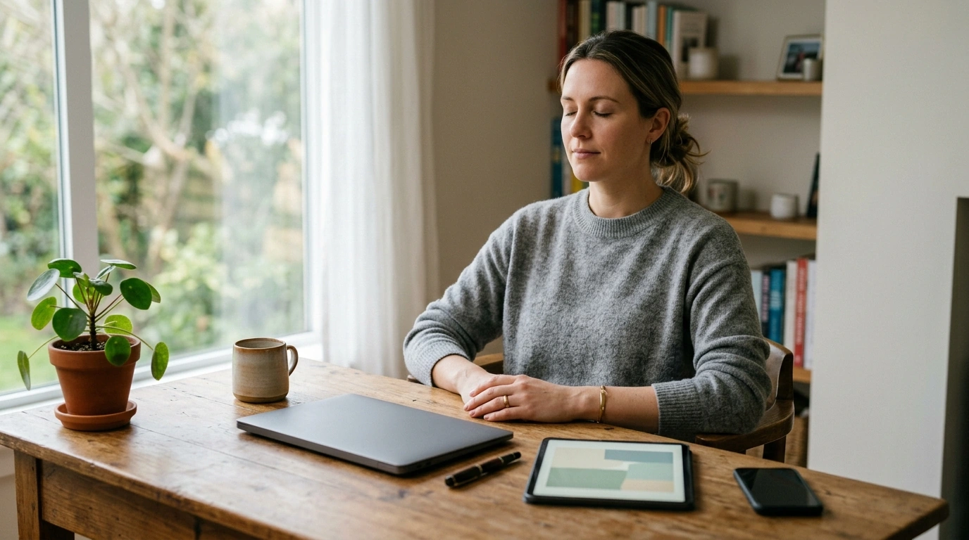AI-Assisted Mindfulness for Calm Focus in Screen Life