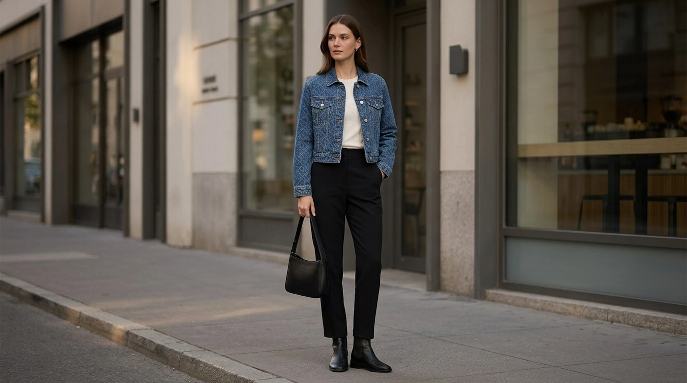 Fendi FF Cropped Denim Jacket: Fit, Styling, Care