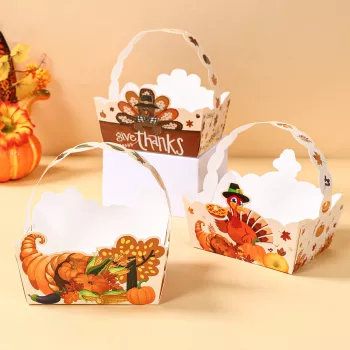 6 Festive Paper Candy Baskets: Easy Holiday Gift Ideas
