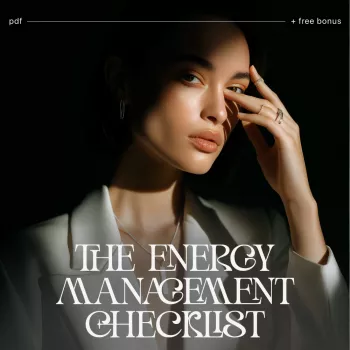 Daily Energy Management Checklist for Focus and Balance