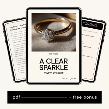 Clean a Diamond Ring at Home: Safe Steps for More Shine